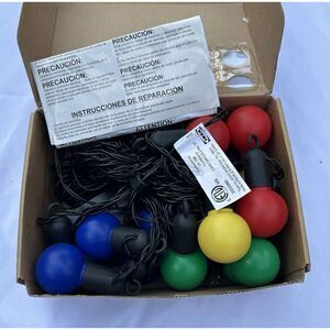 IKEA String Lights Indoor/Outdoor SKINA‎ New in Box 54 Feet 16 Bulbs + 5 Extra